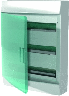 Groepenkast, leeg MISTRAL41W Installatiekast, IP 41 3x18 -mo